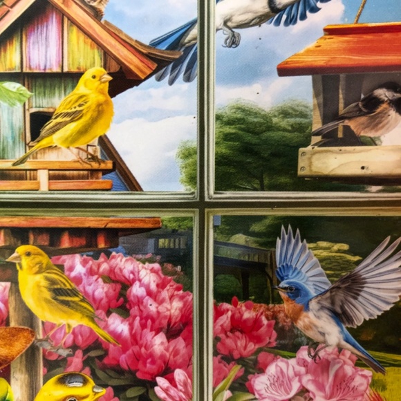 Buffalo 1000 Piece Jigsaw Puzzle Birdwatching Fun 26.75X19.75 - Picture 3 of 5